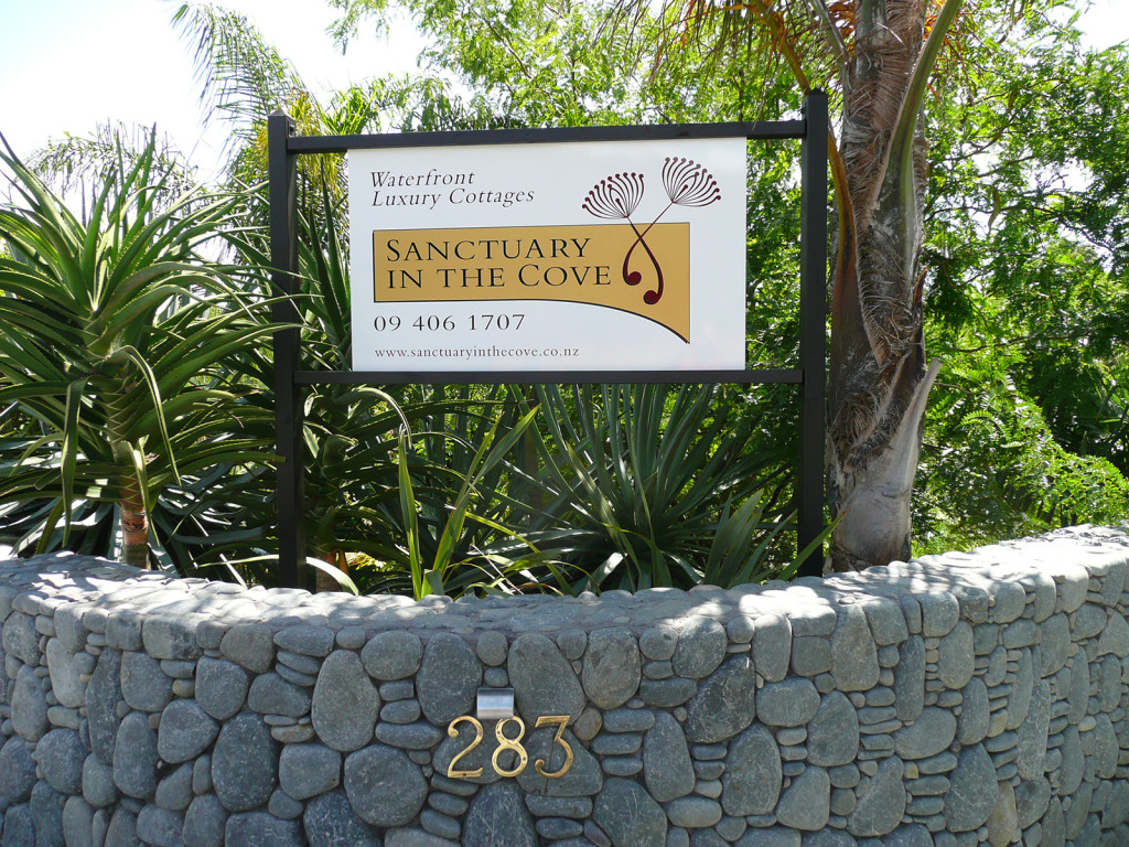 Sanctuary in the Cove entrance