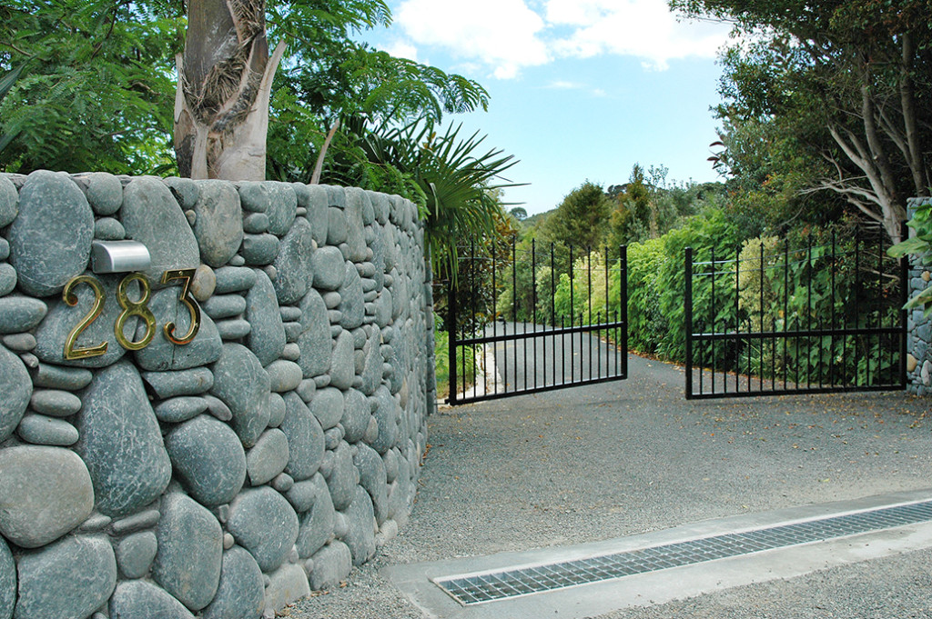 Secure gates at Sanctuary in the Cove entrance