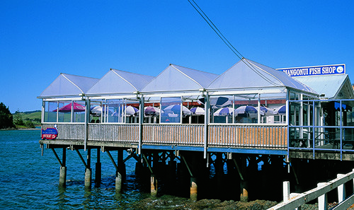 Mangonui fish and chip shop