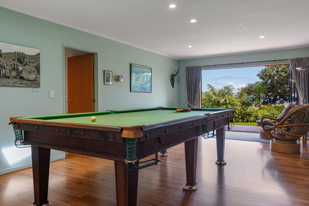 games room at sanctuary in the cove